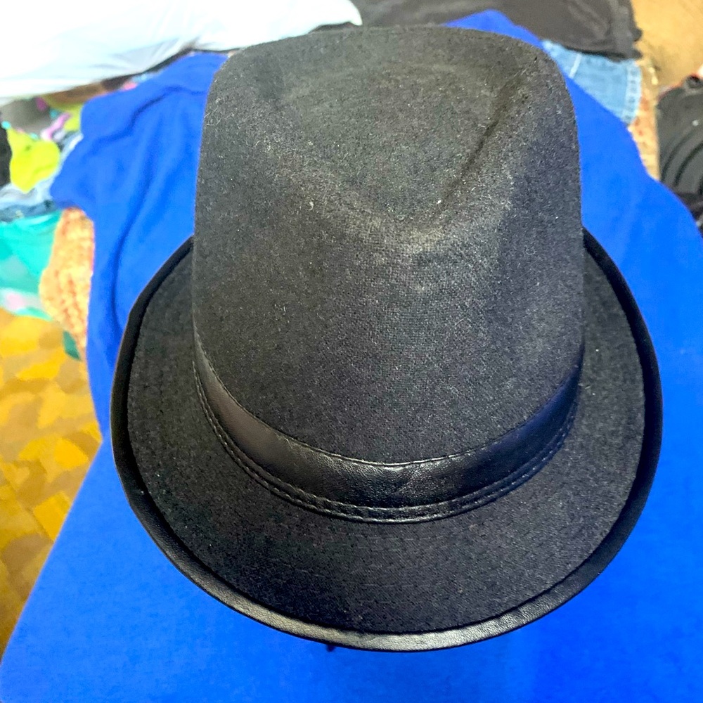 Vintage Fedora- Blk S/M. - $20